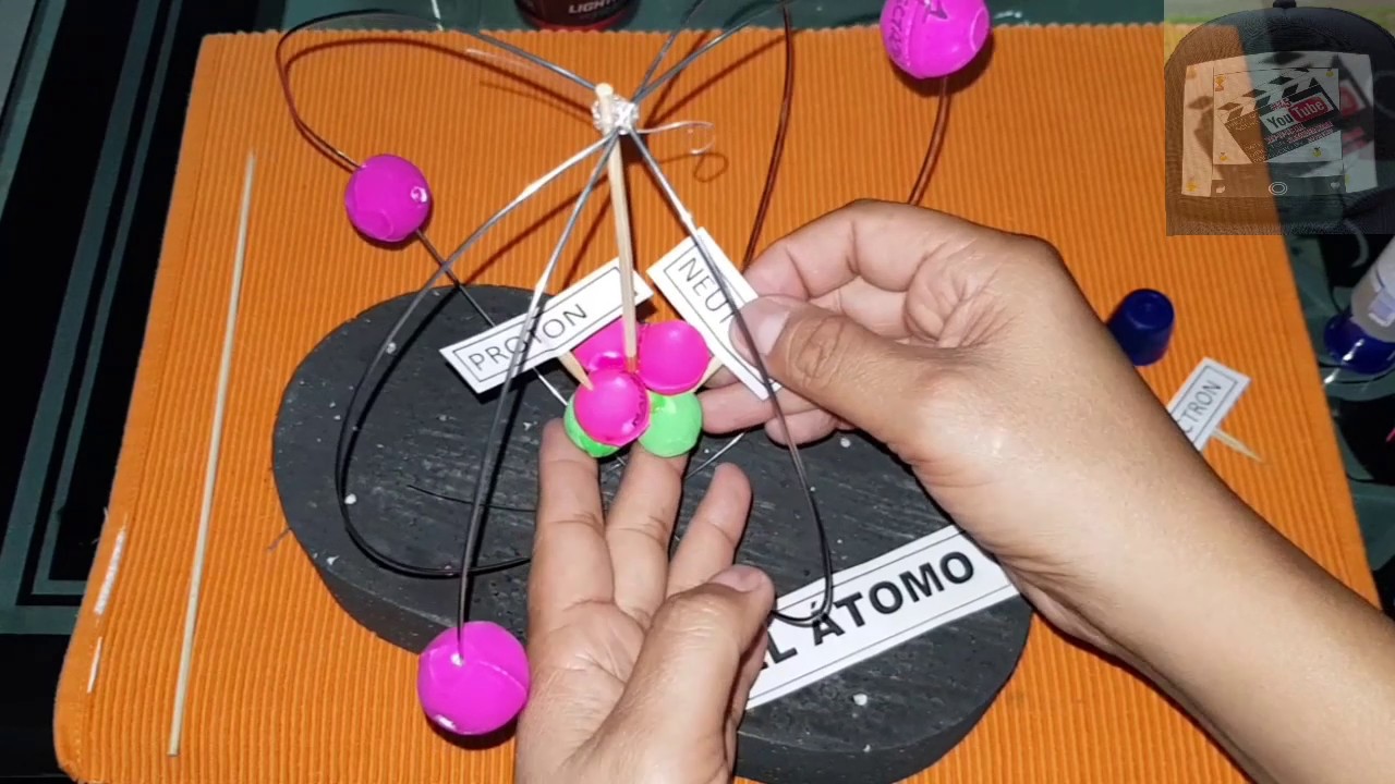 Como Hacer Una Maqueta Del Atomo Paso A Paso Modelo Atomico De Images