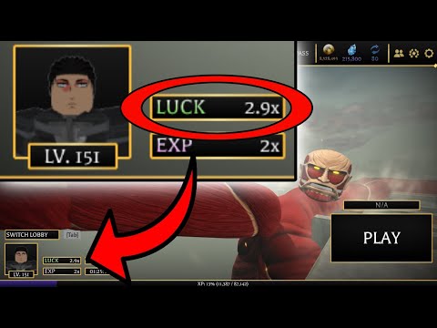 How to Increase Your Luck in Attack of Titan Revolution – Roblox