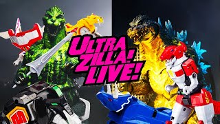 ULTRAZILLA LIVE: NECA MMPR MEGAZORDZILLA UNBOXING!