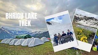 BHRIGU LAKE TREK COMPLETE TRAVEL GUIDE , BEST MODERATE TREK FOR BEGINNERS IN HIMACHAL PRADESH.