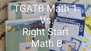 TGATB Math 1 vs. Right Start Math Level B