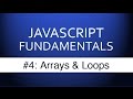 Javascript Tutorial For Beginners - #4 Javascript Arrays & Loops