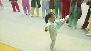 Meet three-year-old kungfu master