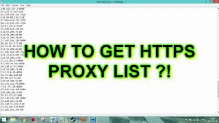 FRESH HTTPS PROXY LIST