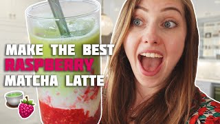 The Best Raspberry Matcha Latte Recipe