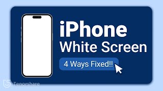 How to Fix iPhone 13 Pro White Screen issue?  - 4 Real \u0026 Easy FIX!! - 2024