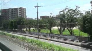 JR日豊本線　車窓　南小倉駅～城野駅（813系100番台普通）