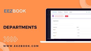 How to Set Department | Hassle-Free User Management in EEZBOOK