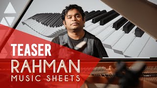 TEASER - Rahman Music Sheets | A.R. Rahman | NET |