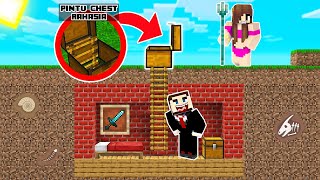 MINECRAFT PETAK UMPET TAPI AKU CURANG PAKE JALAN PINTAS PINTU RAHASIA DALAM CHEST ! AUTO MENANG !!!