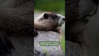 Marmots in Glacier National Park