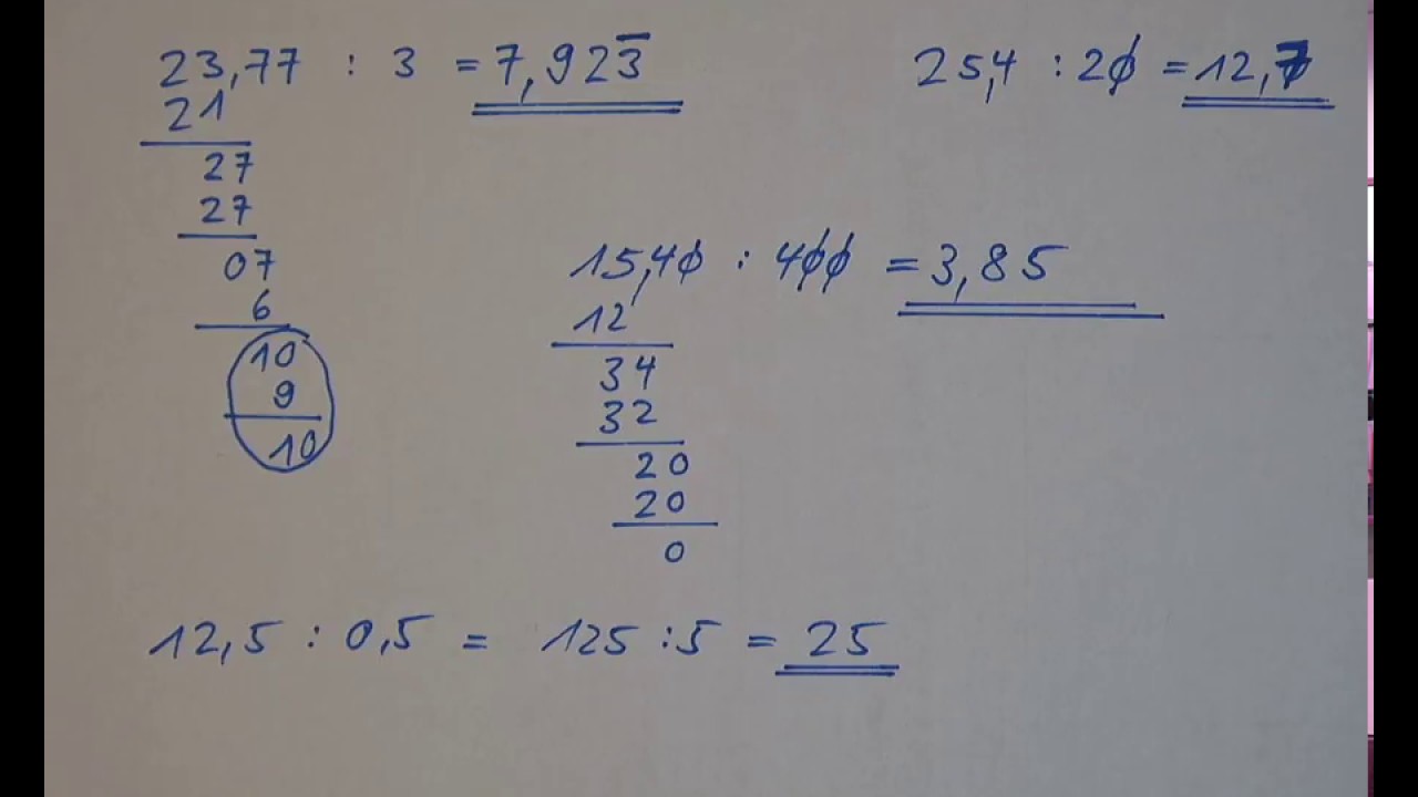 Division Von Dezimalzahlen - Wie Du Dezimalzahlen Schriftlich ...