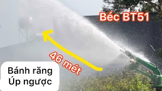 Béc BT51 - béc đại tưới phun mưa bánh răng úp ngược phun xa 46 mét