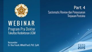 Webinar 2 - Systematic Review dan Penyusunan Tinjauan Pustaka Part 4