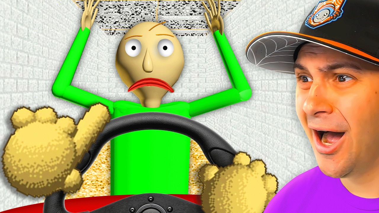 I Drove A Car Into Baldi Youtube