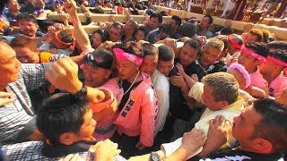 29年   八王子まつり　多賀神社　本社千貫神輿半端無い渡御　迫力満点です。