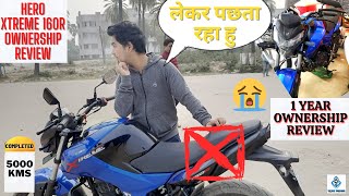 Hero Xtreme 160R Honest Ownership Review After 1 year | Not Happy with Xtreme | 5000 kms only why??