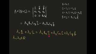 Derivation of vector triple product formula