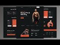 How to Make a Responsive Gym Website with HTML CSS & JavaScript | Responsive Website Design Tutorial