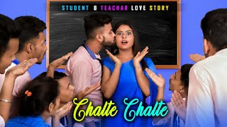 Chalte Chalte | Mohabbatein | School Love Story | Shahrukh Khan| Rangoli Creation