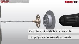TERMOFIX 6H-NT Прижимная шайба с шурупом fischer для крепления теплоизоляции