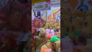 水豚君花束 #shorts 就是要對決！夾子園vs食玩天堂 claw machine / claw crane