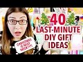 40 LAST-MINUTE DIY CHRISTMAS GIFT IDEAS | @karenkavett