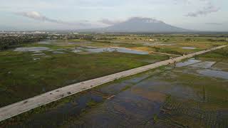 Drone view of Mt. Isarog from Milaor, Camarines Sur.