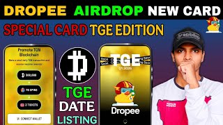 DROPEE NEW UPDATES | DROPEE AIRDROP LISTING NEW UPDATES | DROPEE SNAPSHOT DATE