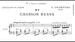 Cécile Chaminade | Chanson russe, Op.98/5