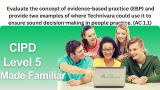 Cipd 5co02 Ac1 1 Evidence Based Practice Explained Technivara Cipd Level 5 Assignment Help