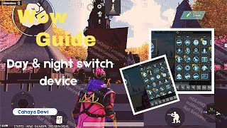 Wow Tutorial night mode devices | How to create day & night switching in a wow match | Pubgmobile