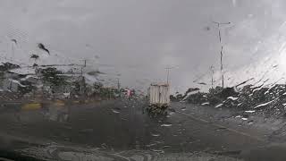colonel sher khan road 4K View In rainy weather