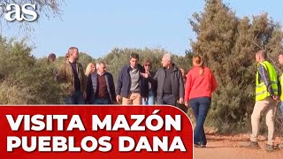 MAZÓN VISITA UTIEL y varios CAMINOS RURALES afectados por la DANA