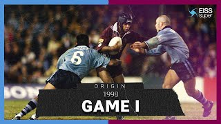 1998 State of Origin Full Match Replay | NSW v QLD | Game 1 | EISS Super Origin Classic | NRL