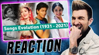Evolution Of Hindi Film Songs(1931 - 2021) || Most Popular Song Each Year || MUZIX (REACTION!!!)
