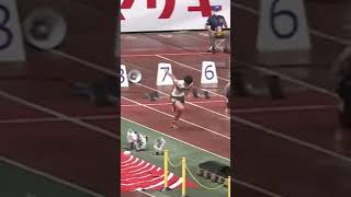 柳田大輝 2021日本選手権100m決勝 スタート途中までスロー #日本選手権陸上#100m #スタート