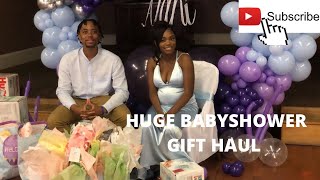 Opening baby shower gifts Huge gift haul and baby must haves