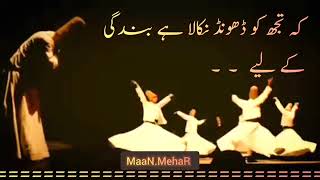 Mila Hai Khoob Sahara Bandgi Kai Liye | Sufi Kalam | Qawali | Status | Lyrics |~