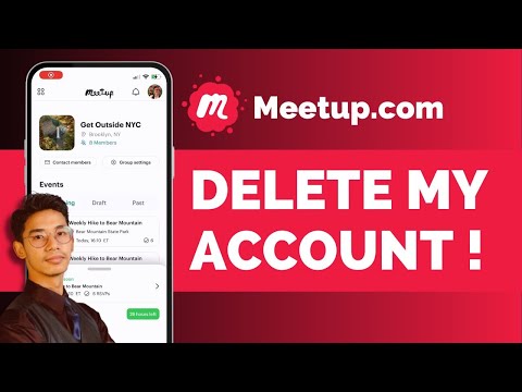 Meetup.com: How do I delete my account?