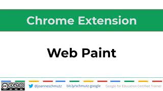 Chrome Extension - Web Paint