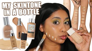 foundations/skin tints that match my skintone PERFECTLY | swatches
