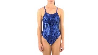 Dolfin Metallics Disco V-2 Back One Piece | SwimOutlet.com