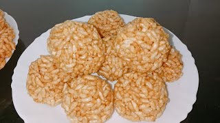 मुर्मूरा लड्डू |Murmure Laddu Recipe |Gud Murmure Laddu |Jaggery Recipe |Jaggery Ladoo