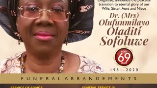 FUNERAL SERVICE @ ALL SAINTS ANGLICAN CBURCH, MONTOGOMERY ROAD, YABA