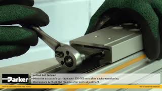 HLR Linear Actuator: How to Retension Toothed Belt | Parker Hannifin