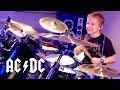 SHOOT TO THRILL  - AC/DC (7 year old Drummer) Avery Drummer