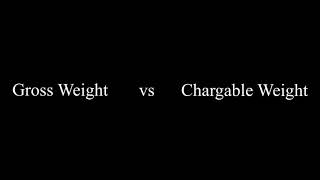 [포워딩 실무] Gross Weight와 Chargable Weight 차이 ㅣ Chargable Weight 구하는 방법