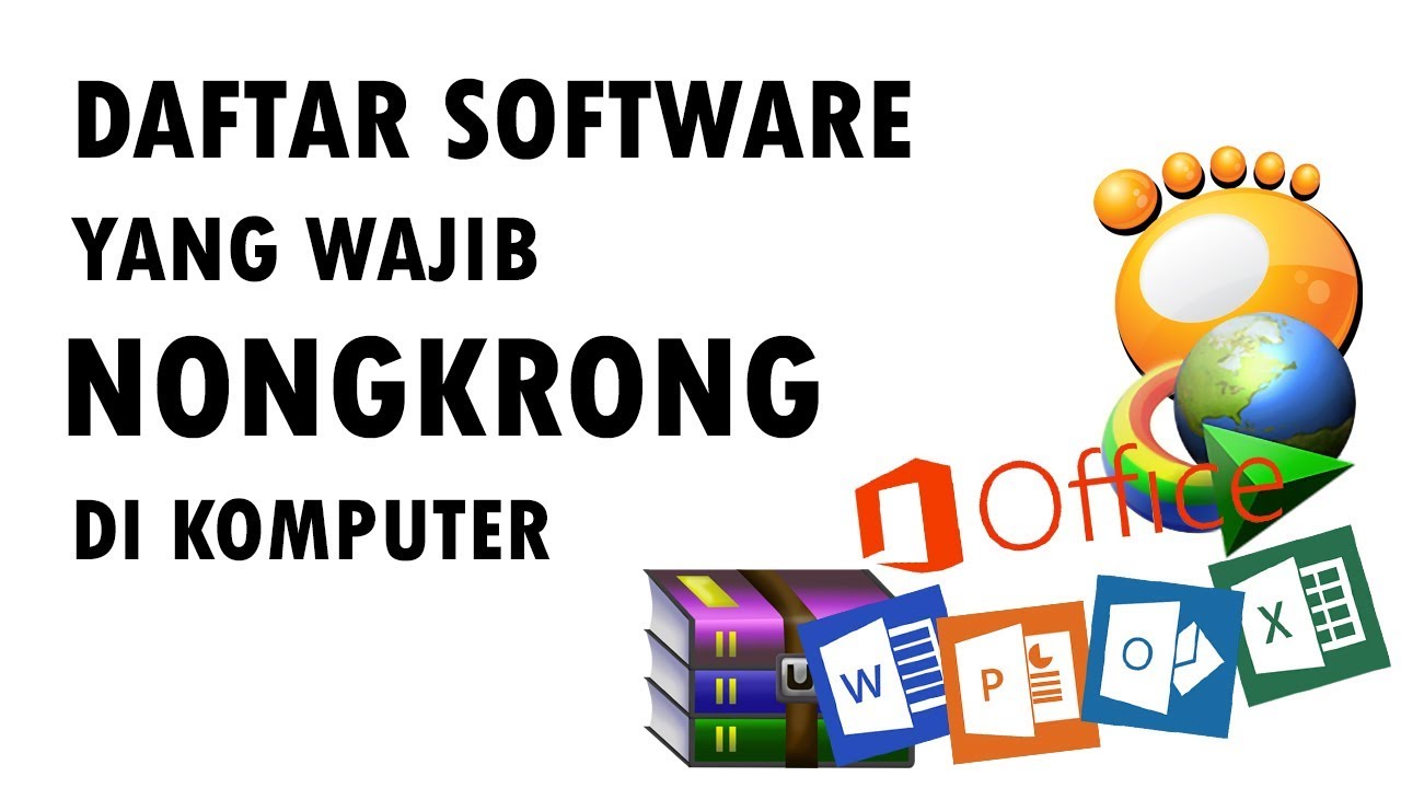 5 SOFTWARE WAJIB YANG HARUS ADA SETELAH INSTALL ULANG - YouTube