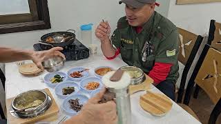 태백을 찾아온 지인과 태백산 성원식당 김치찌개 밥한끼 정다운 이야기 ᆢ